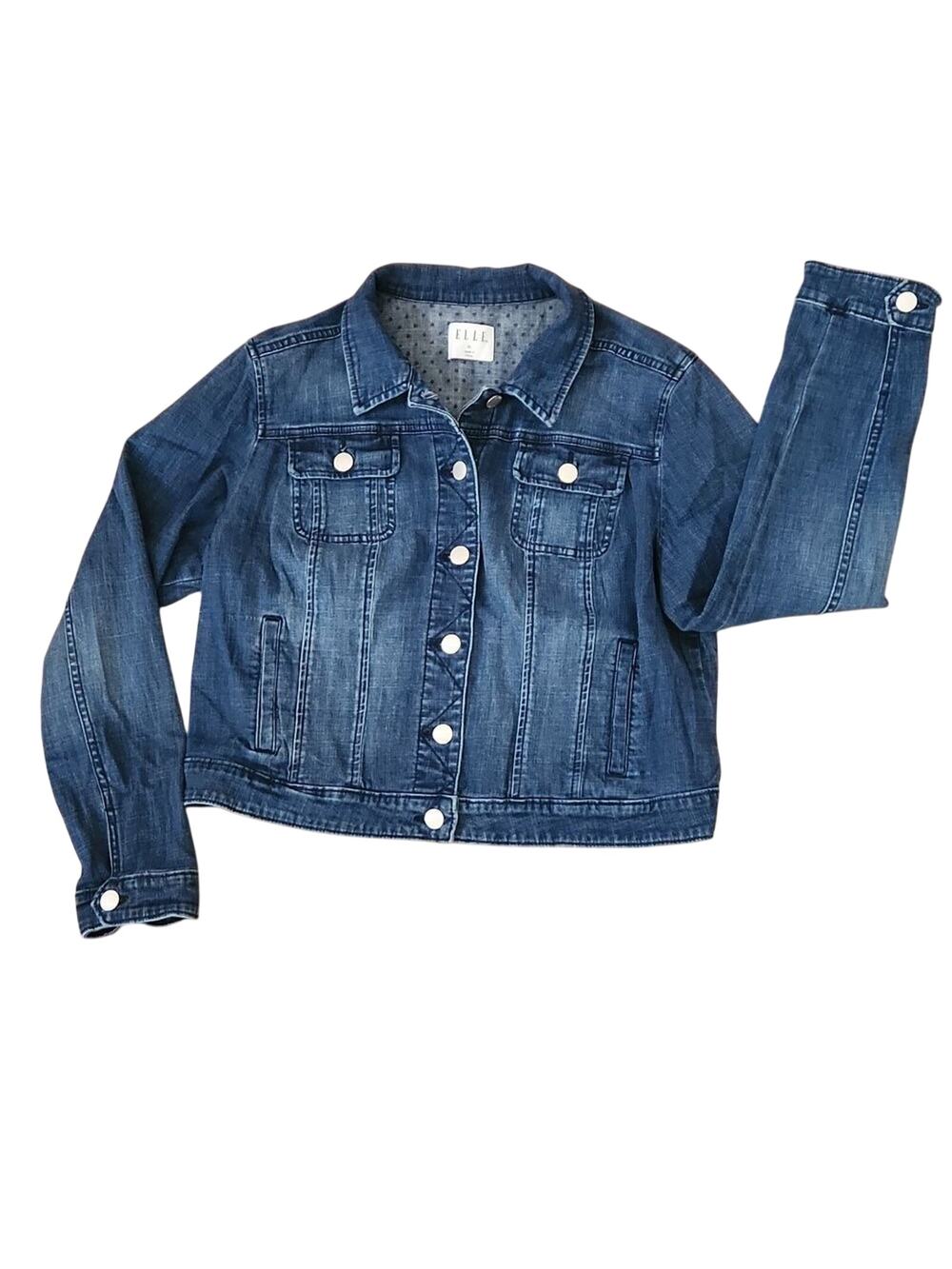 Elle blue denim jacket Juniors size XL